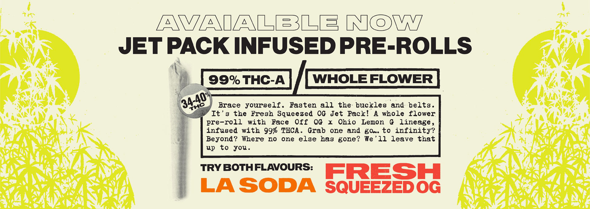 Jet Pack Infused Pre-Rolls